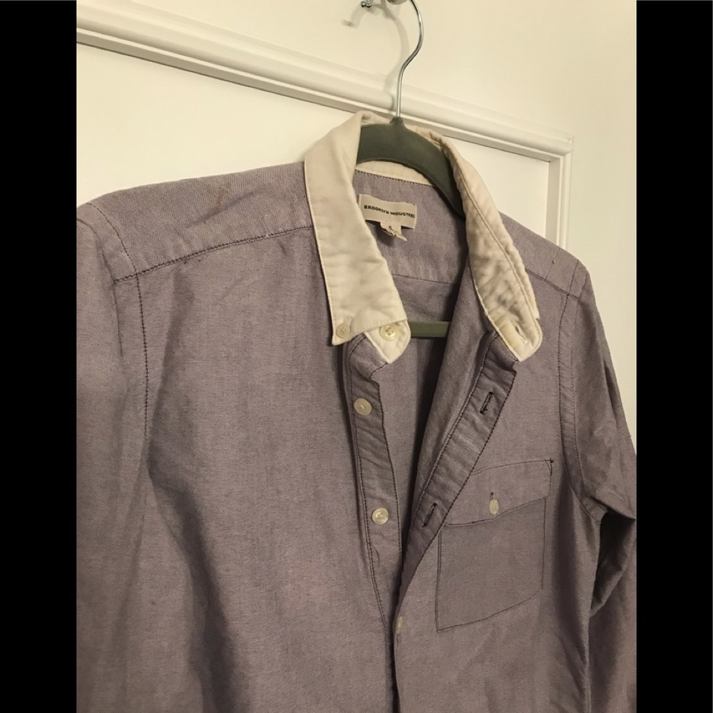 Brooklyn Industries Oxford Lavender Button Shirt - Picture 14 of 15